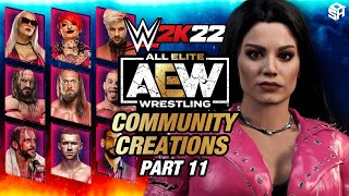 WWE 2K22 AEW COMMUNITY CREATIONS SHOWCASE PART 11