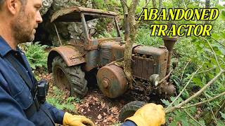 Abandoned Lanz Bulldog Found In Forest Full Restoration & Field Test