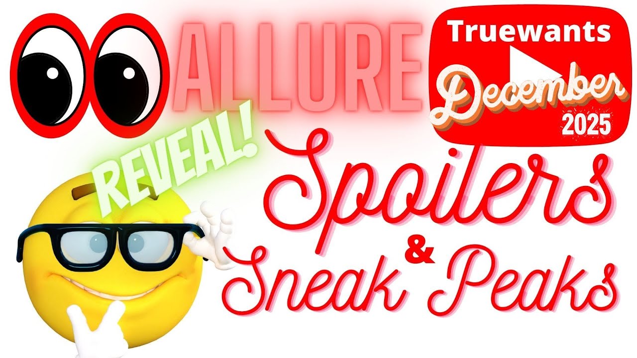Спойлеры Allure Beauty Box за декабрь 2025 года | Предварительный обзор + Подробный обзор + Подар...