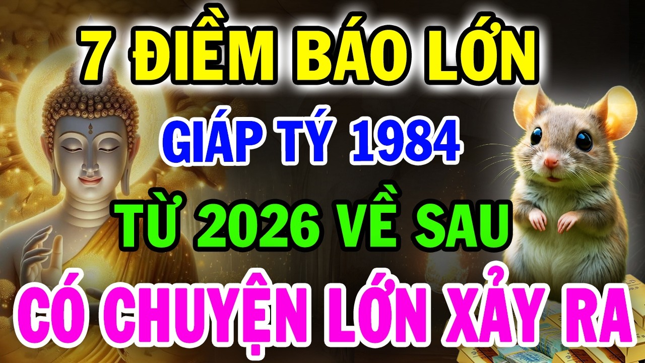 CHẮC CHẮN ĐIỀU NÀY Sẽ Xảy Ra Với GIÁP TÝ 1984, Từ 2026 Cảnh Báo Đáng Sợ Chỉ Mình Tôi Dám Nói