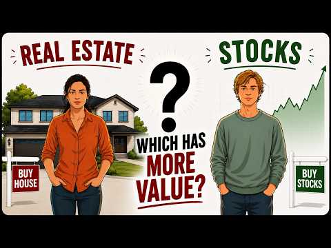 Thumbnail for Real Estate vs Stocks: The Math Everyone Gets Wrong