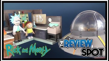 Toy Spot | McFarlane Toys Rick and Morty Spaceship and Garage Build Set
