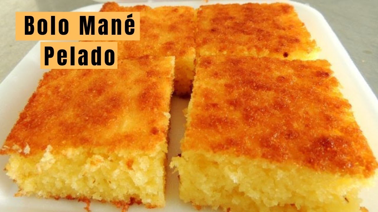 Como fazer o Bolo Mané pelado