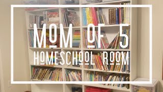 Real Mom of 5 Homeschool Room Tour