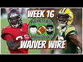 Fantasy Football 2021 Playoff Week 16 Waiver Wire Must Adds
