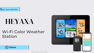 Heyaxa Wi-Fi Color Weather Station
