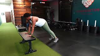 Shoulder Taps on Elevated Surface