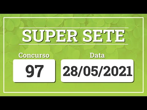 Resultado do sorteio da Super Sete 97