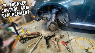 7L/T1 Touareg Front control arm replacement