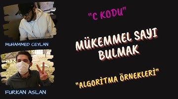 MÜKEMMEL SAYI KONTROLÜ YAPAN C KODU