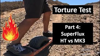 Bring the Heat - Part 4: SuperFlux HT on my Tronic X12-30s
Onewheel Motor Thermals: Testing boards for overheating... X12+SuperFlux HT
30s custom VESC board using
- Tronic X12-30s controller
- SuperFlux MK2 HT motor
- Floatboxx CXC V2
- 30s1p P45b battery pack (126 Volts max)
- Torque Box
- Straight home brew rails Bring the Heat - Part 4: SuperFlux HT on my Tronic X12-30s