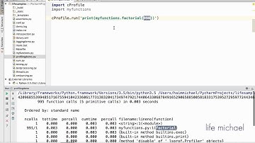 The cProfiler Module in Python
