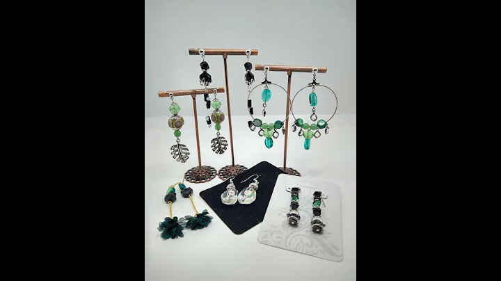 6 Pair of Easy Earrings Made With Jesse James Gree...