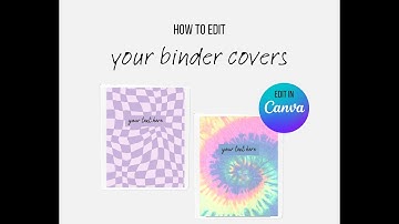 How to Edit Your 90s Binder Covers in Canva