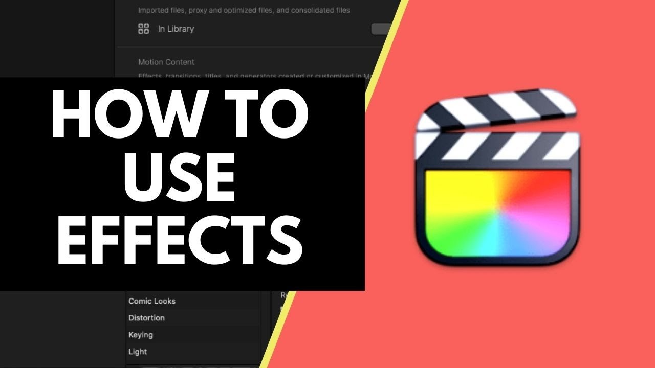 How To Use Final Cut Pro X Effects For Beginners - YouTube