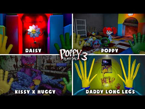 All Meeting with Bosses  Poppy Playtime: Chapter 3 Gameplay 