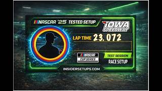 Iowa Cup Setup 23 072 Lap Time NASCAR 25