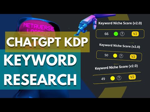 How to Use CHATGPT for KDP Keyword Research