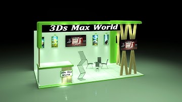 3Ds Max Tutorial (Hindi)  | Stall Modeling Design Vray Render (Part 10) | 3DS Max World |