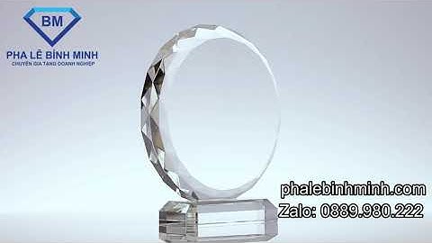 Quà tặng họp lớp kỷ niệm chương pha lê