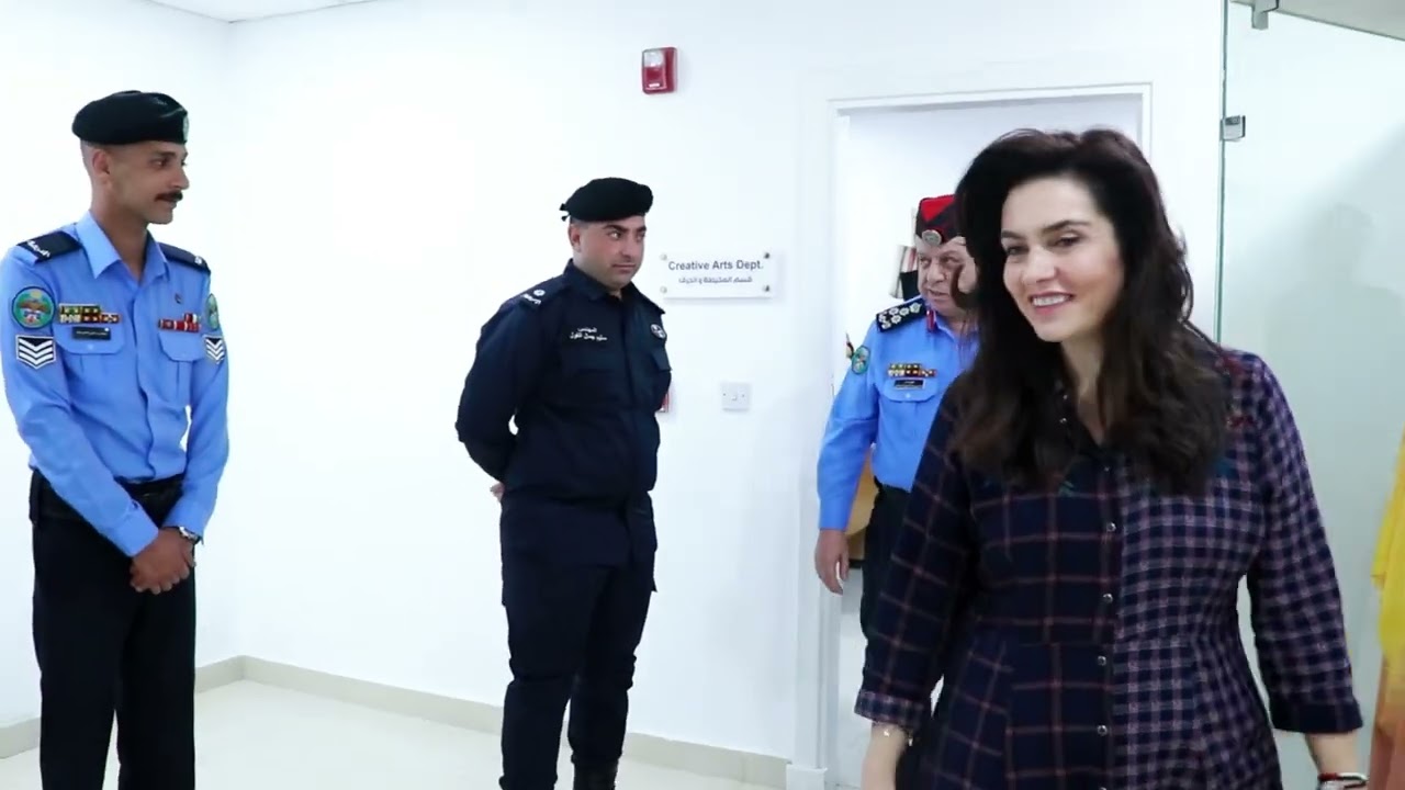 مساعد مدير الأمن العام في زيارة تفقدية لمؤسسة الأميرة تغريد للتنمية والتدريب