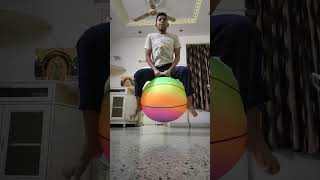 Bouncing on Hop ball Gone wrong (Bounce to pop) #hopball #balloon #balloonpopping #balloonpop