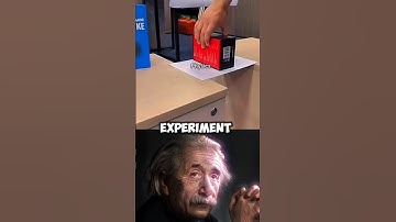 Simple Experiment From Paper #physics #alberteinstein #magic