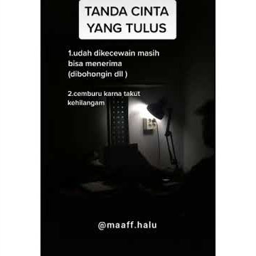 Story wa (tanda cinta tulus)