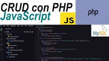 Código fuente del CRUD con JavaScript(Fetch api) y php(PDO).
