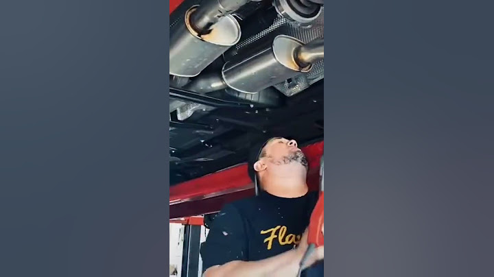 How to do a muffler delete in less than 60 seconds #shorts