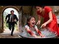 Little Girl Bleads “The Water’s Too Hot !” as Cruel Stepmother Forced Her to Wash—Until He Returned