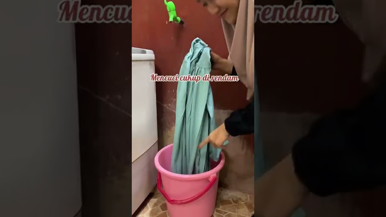 Tips Mencuci Gamis Rayon