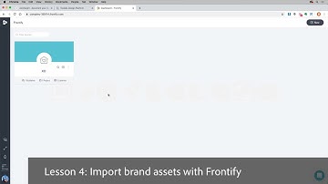 Import brand assets with Frontify | Design Systems with Adobe XD Course