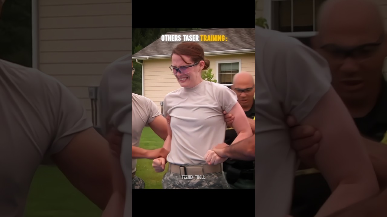 Other taser training vs this one 💀