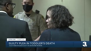 Guilty plea in toddler's death