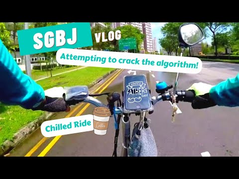 Singapore Deliveroo Rider Vlog in SGBJ, Attempt to figure out how Deliveroo assigns jobs