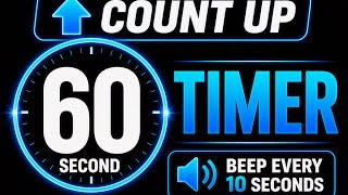60 Second Timer with Sound  1 Minute Timer  Countdown Timer