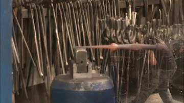 Tight Forging - Fireplace Tool Handle - Power Hammer Tutorials