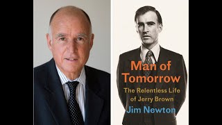 Former Governor Jerry Brown with Award-Winning Journalist Jim Newton