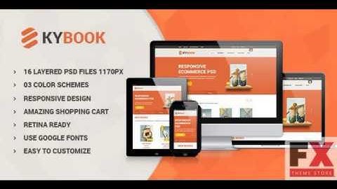 Preview KyBook - Responsive eCommerce PSD Template TForest