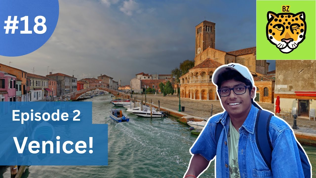 VENICE Travel Vlog #18 Part 2 (Italian Tourism) Murano, Rialto Bridge, Evening at St. Mark's Square