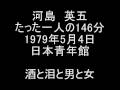 河島英五 酒と泪と男と女 12/20