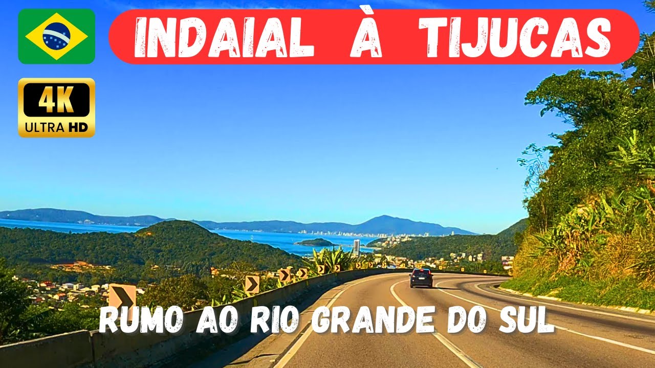 Rumo ao Rio Grande do Sul explorando as belas paisagens catarinense do Vale ao Litoral em 4K