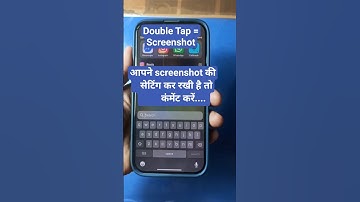 Double Tap iPhone Trick 😱 | Take Screenshot Without Buttons | iPhone Secret Hack