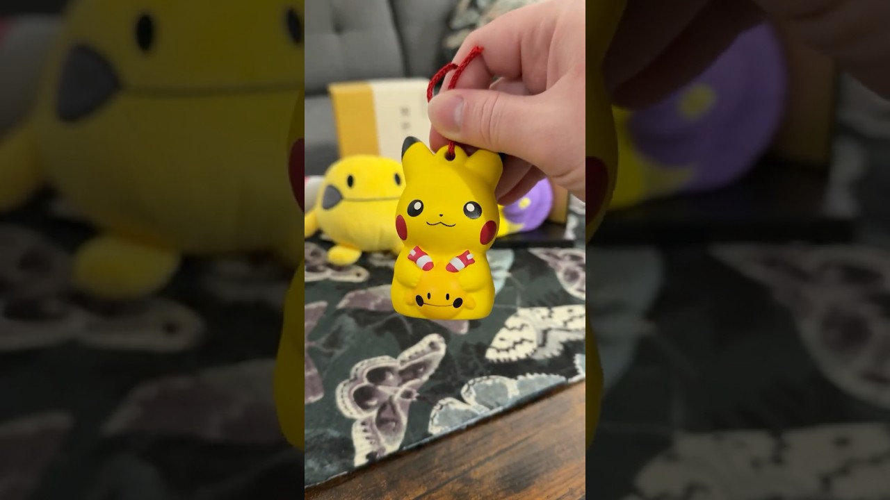 Распаковка керамического колокольчика с Пикачу и Чинглинг — прислано нам от @mecchajapan!