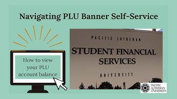Viewing your student account balance in Banner Self-Service