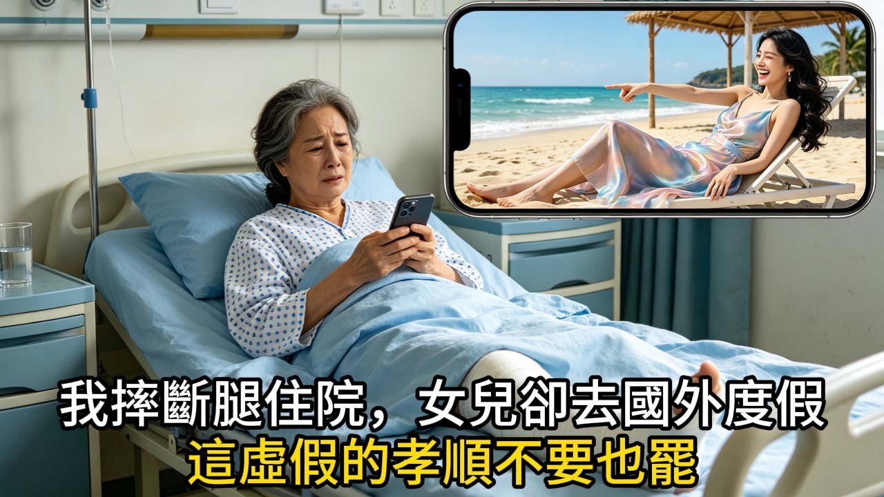 【完整版】🔥50歲母親摔斷腿,女兒卻不管不顧自己去國外度假,只在朋友圈立“孝女”人設!徹底心寒我果斷斷親,回鄉下重拾事業,讓啃老族女兒自食惡果!#家庭 #倫理 #大陸短劇