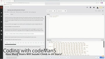 Codewars 8 kyu How Many Stairs Will Suzuki Climb in 20 Years? JavaScript