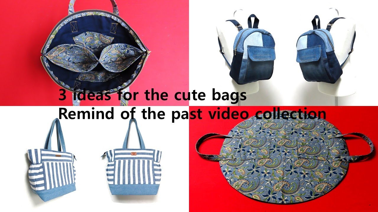 DIY"귀여운 가방" 을 위한 3종류 아이디어!/3 ideas for the "cute bags"/remind of the past video collection