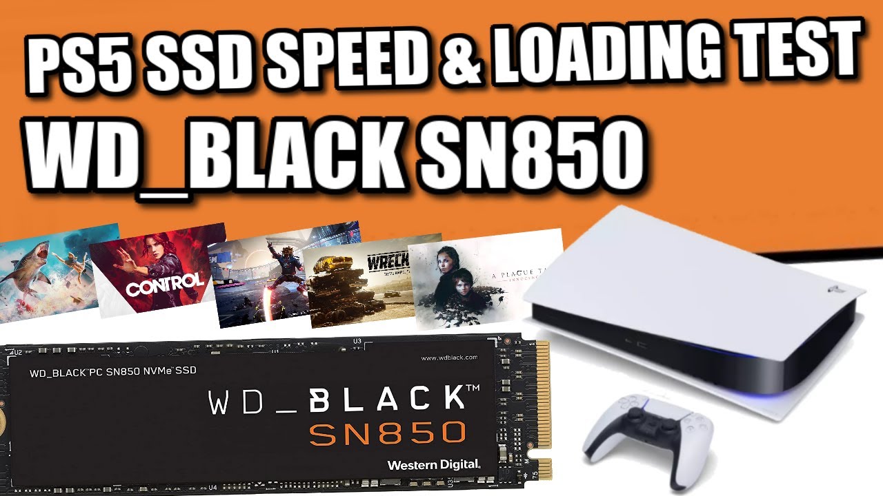 WD Black SN850 PS5 SSD Speed & Loading Test 